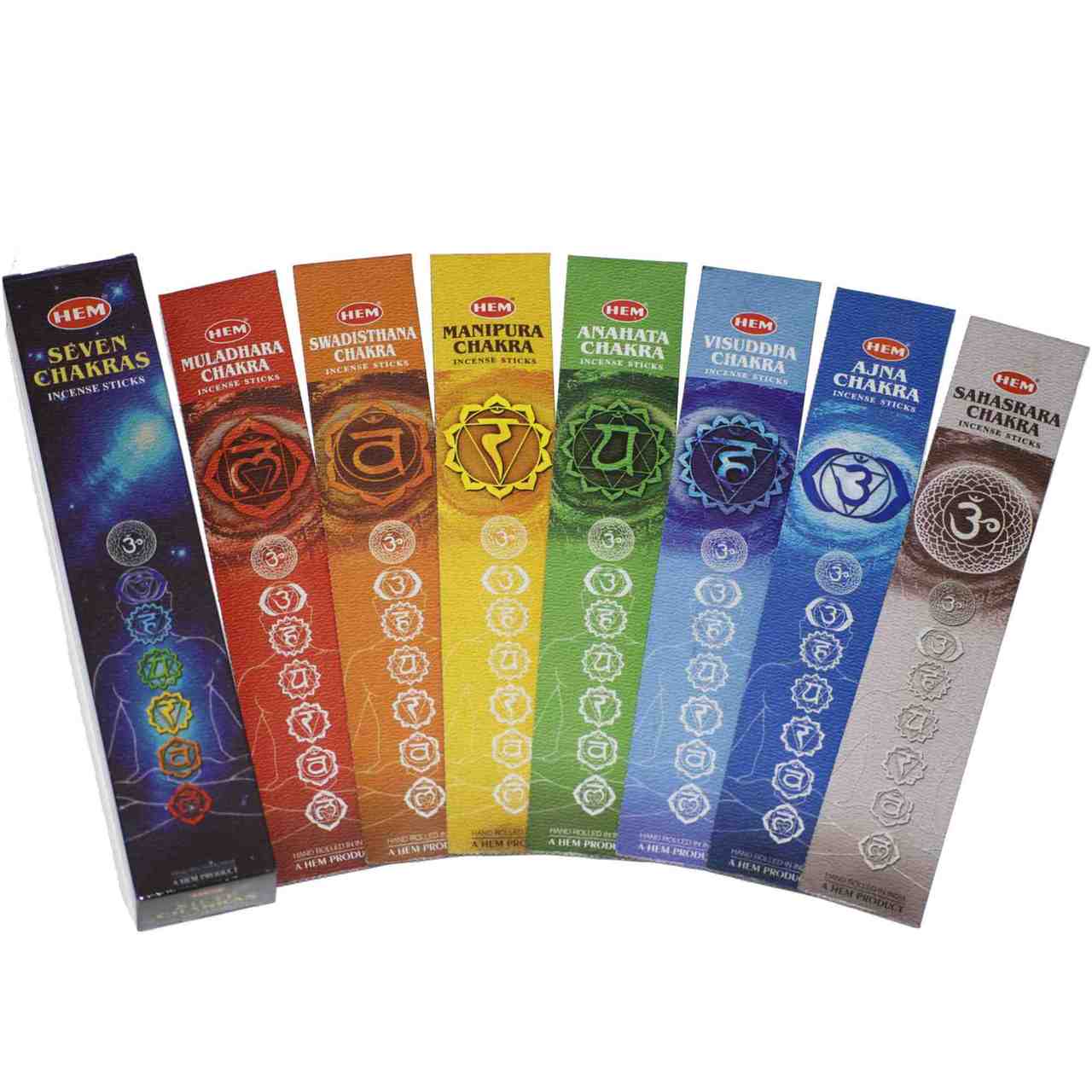 7 Chakra Incense Box Set