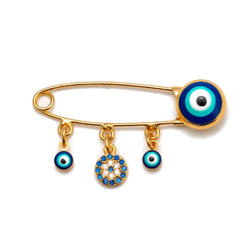 Evil Eye Brooch Pins