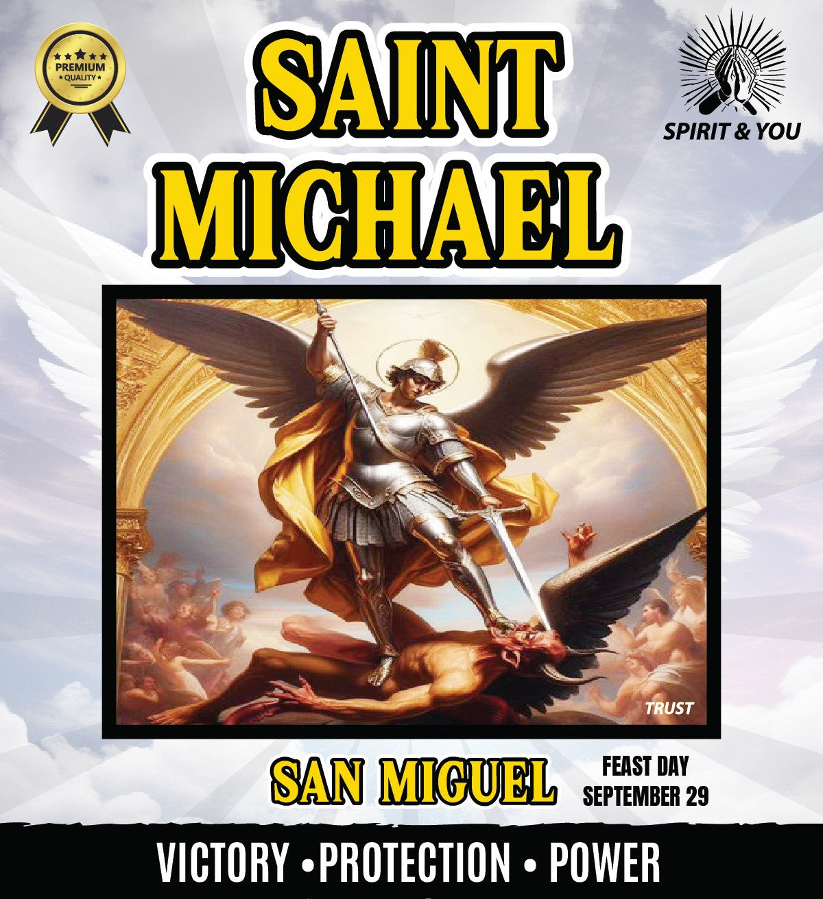 Saint Michael Candle