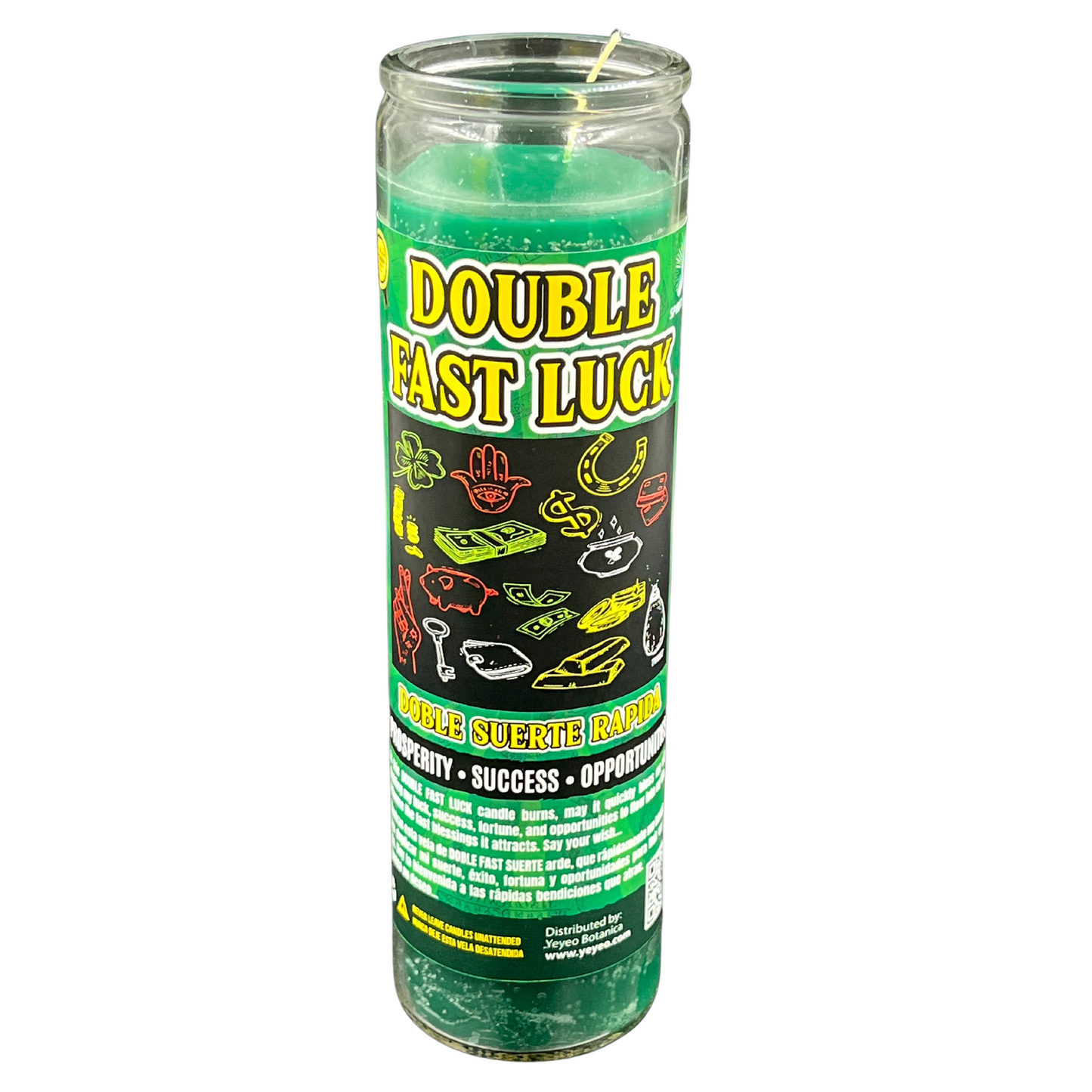 Double Fast Luck Candle