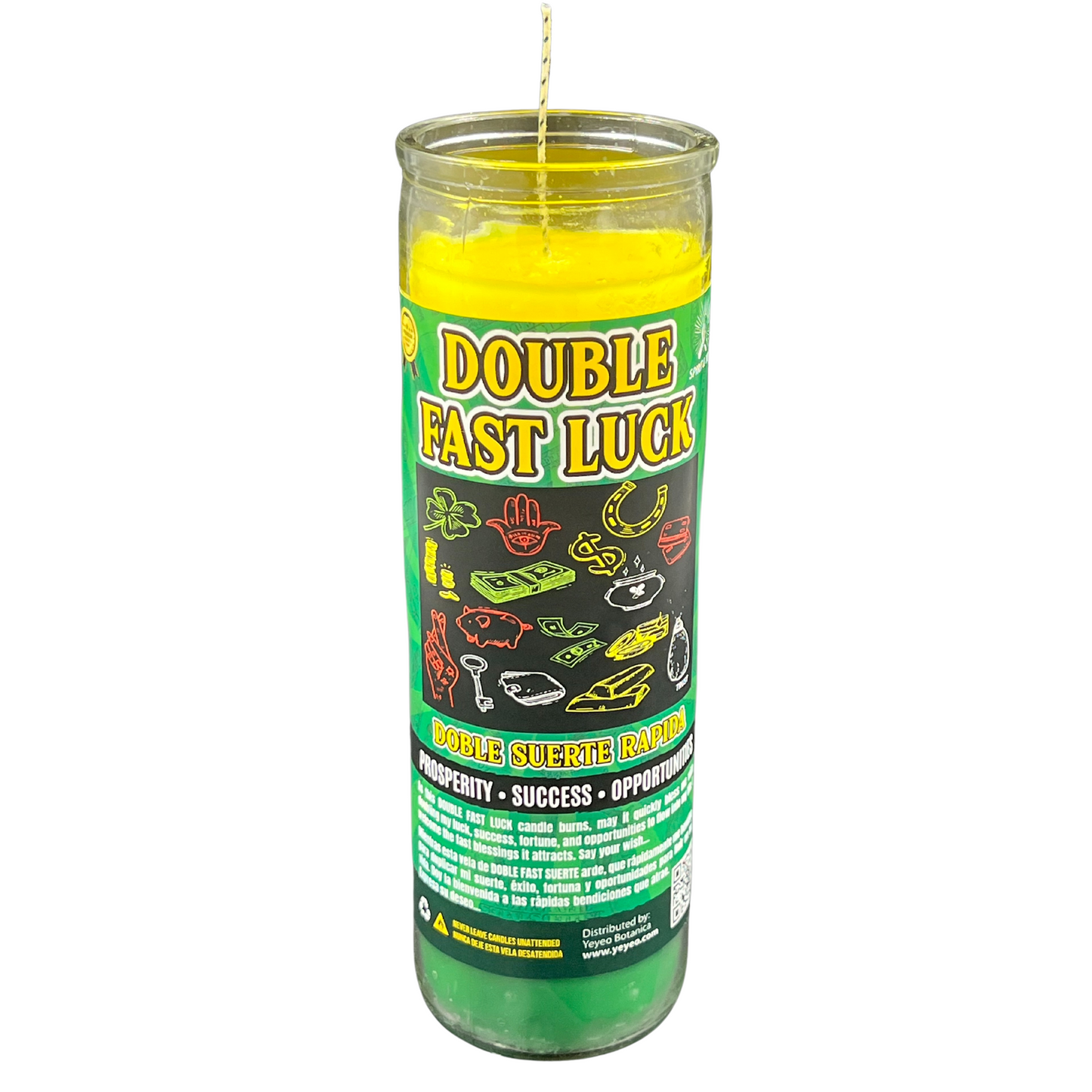 Double Fast Luck Candle