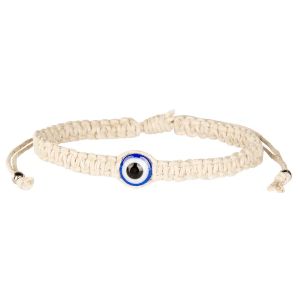 Hemp Evil Eye Bracelet - Yeyeo Botanica