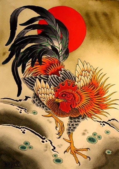 2017 Chinese New Year-Fire Rooster! - Yeyeo Botanica