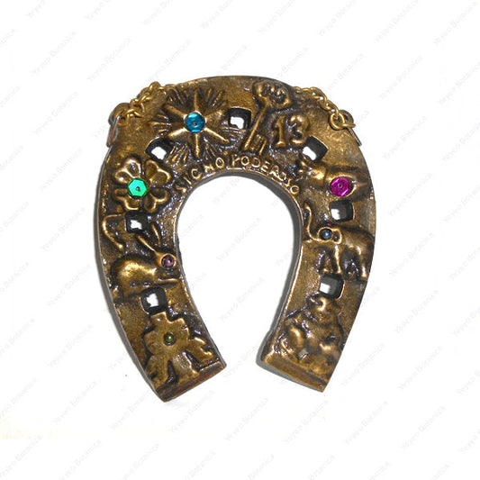Horseshoe Charm-Lucky Symbols Brass