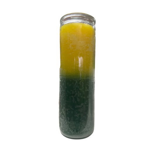 2 Color Candle Gold/Green