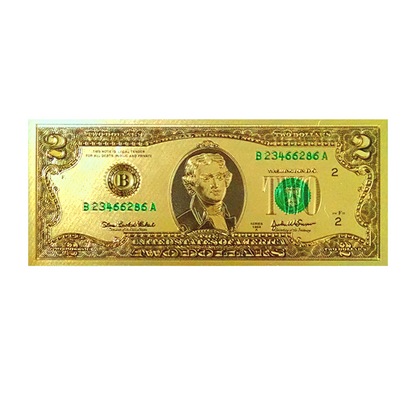 Gold Dollar Bills Ancestor Money