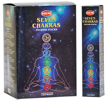 7 Chakra Incense Box Set