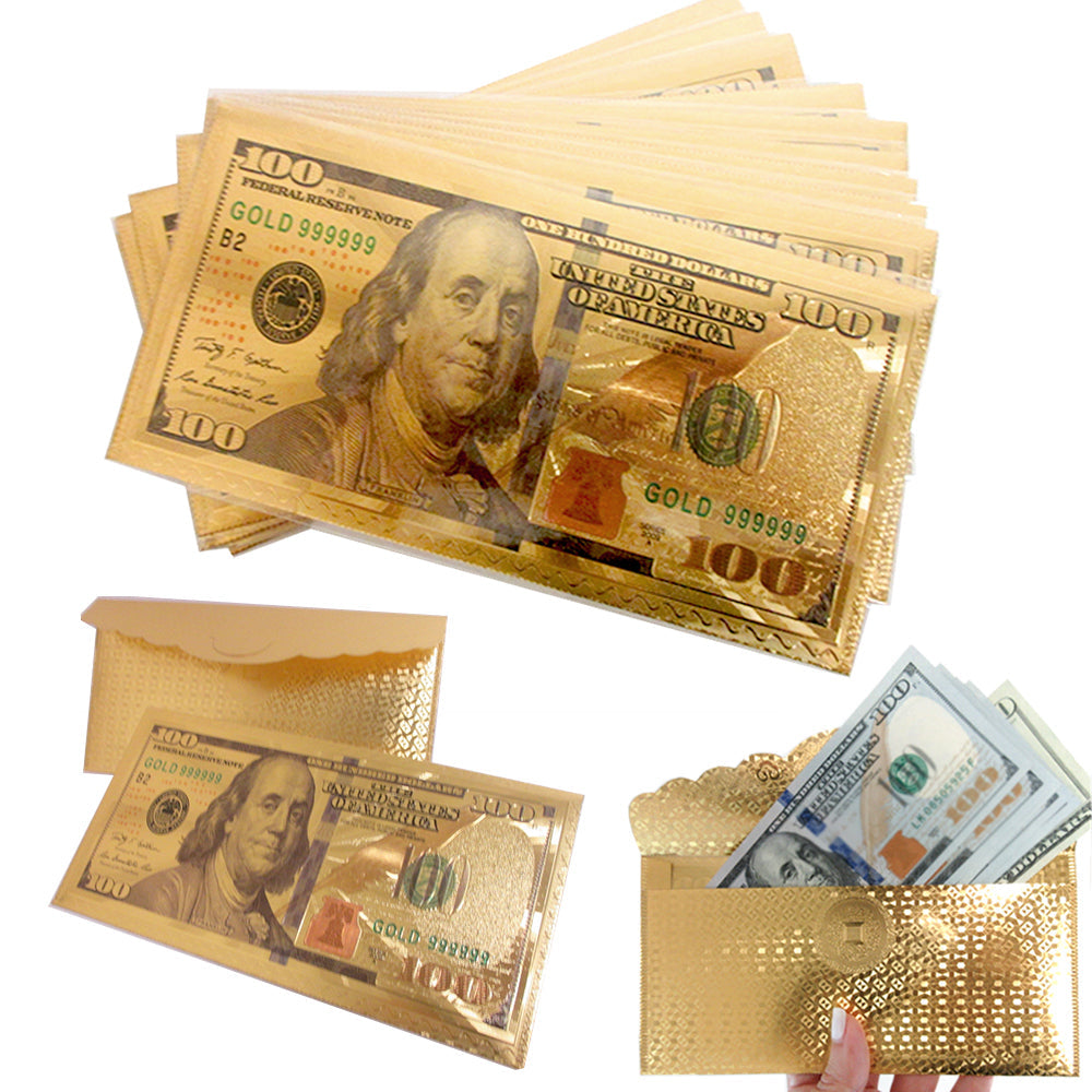 Gold Money Envelope