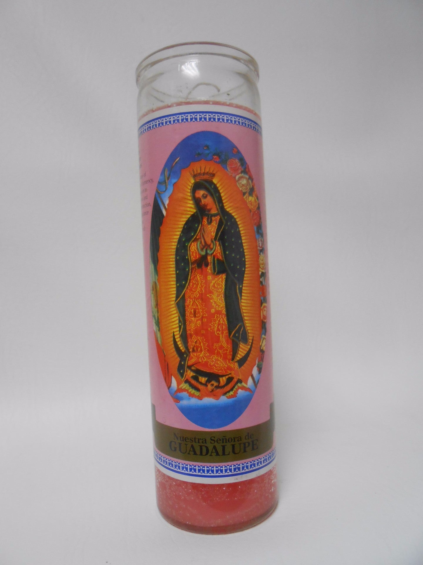 Virgin Mary of Guadalupe Candle