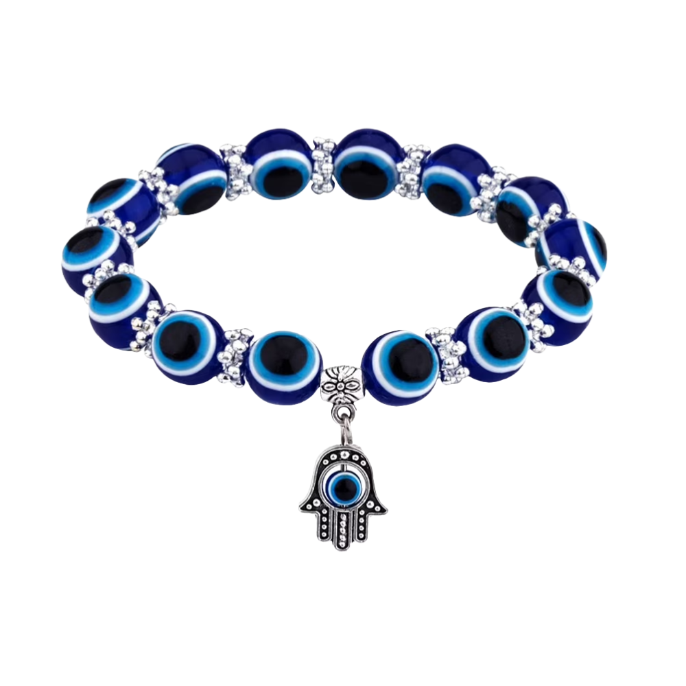 Evil Eye & Spiritual Beaded Bracelet Elastic Band