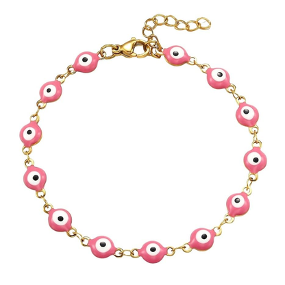 Evil Eye Bracelet Gold Plated