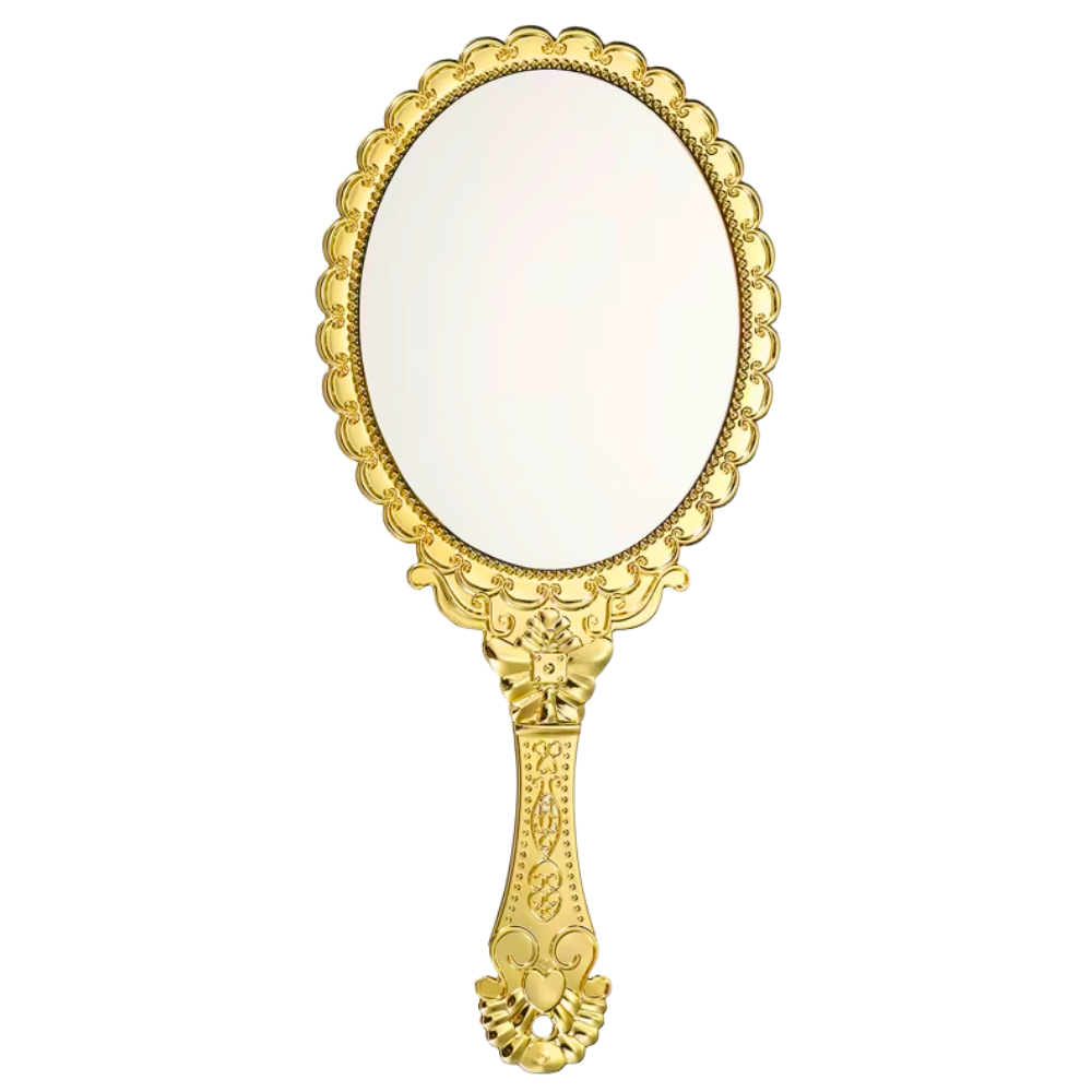 Handheld Mirror Gold