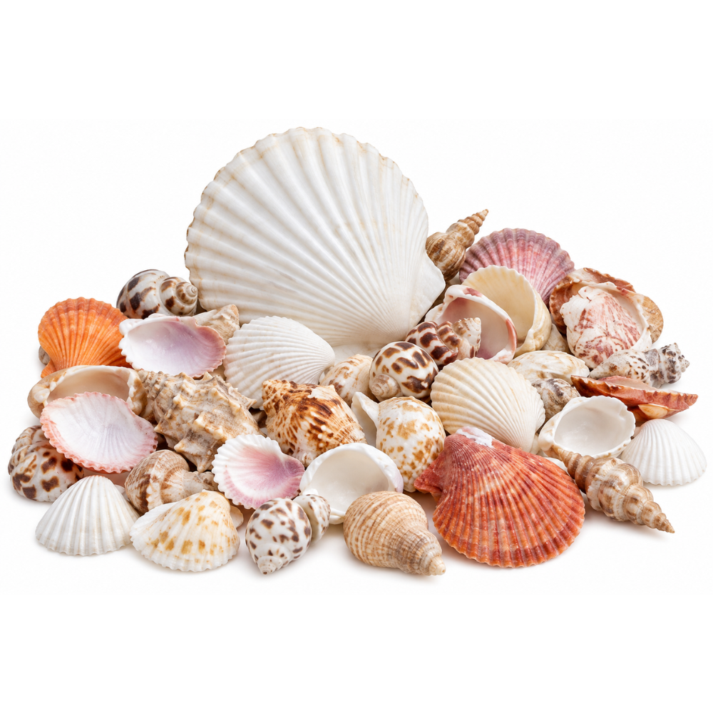 Deep Irish Flat And Mixed Sea Shells Pack