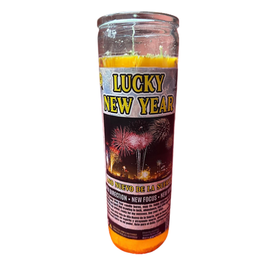 2026 Lucky New Years Blessing Candle