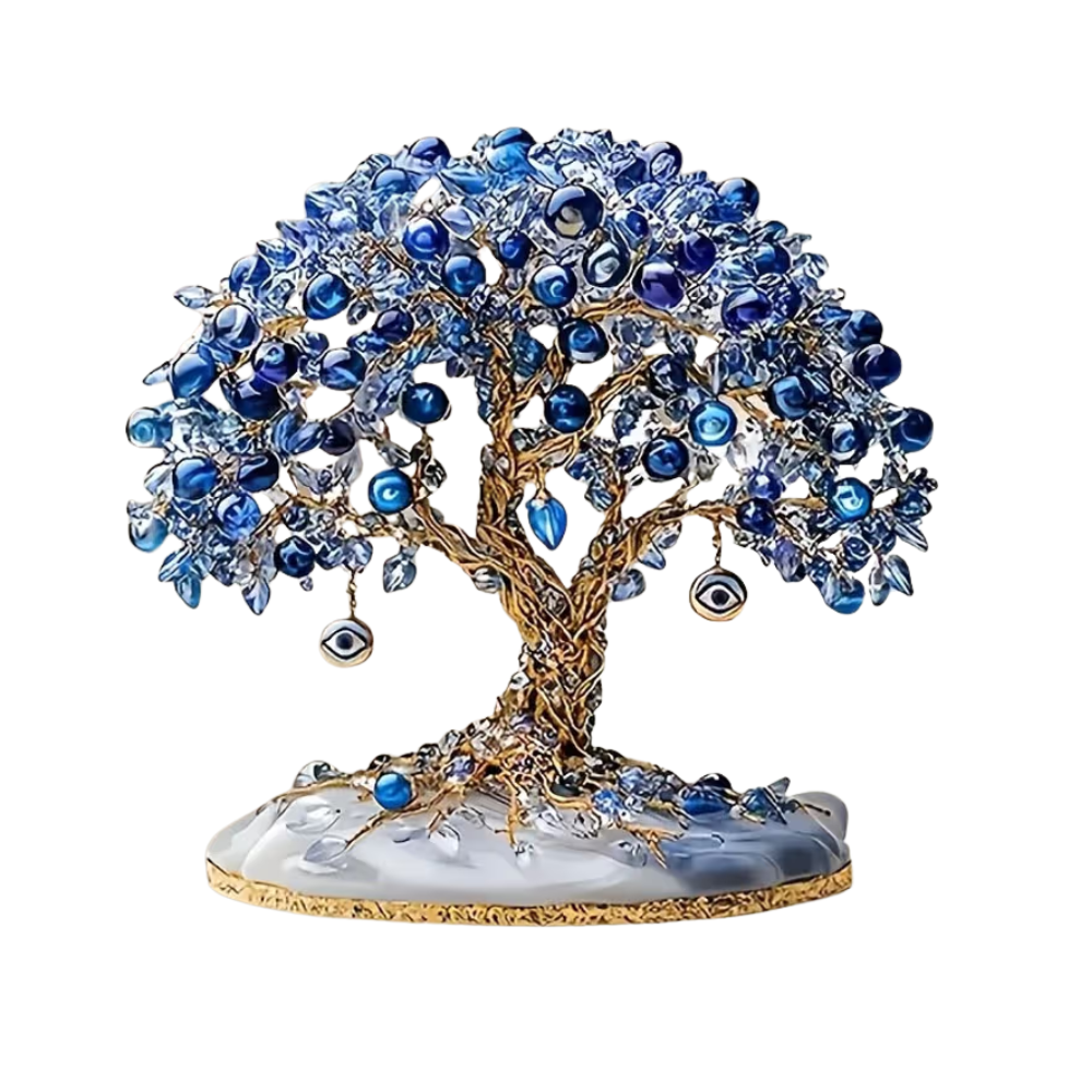 Tree of Life Evil Eye Flat Figurine