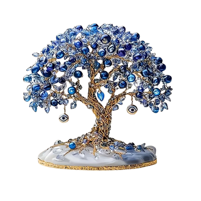 Tree of Life Evil Eye Flat Figurine