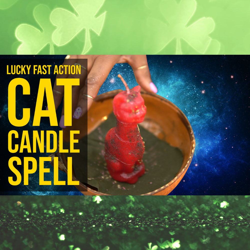 Lucky Cat Candle Magic-for Fast Luck