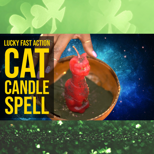 Lucky Cat Candle Magic-for Fast Luck