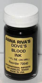 Dove's Blood Ink-by Anna Riva