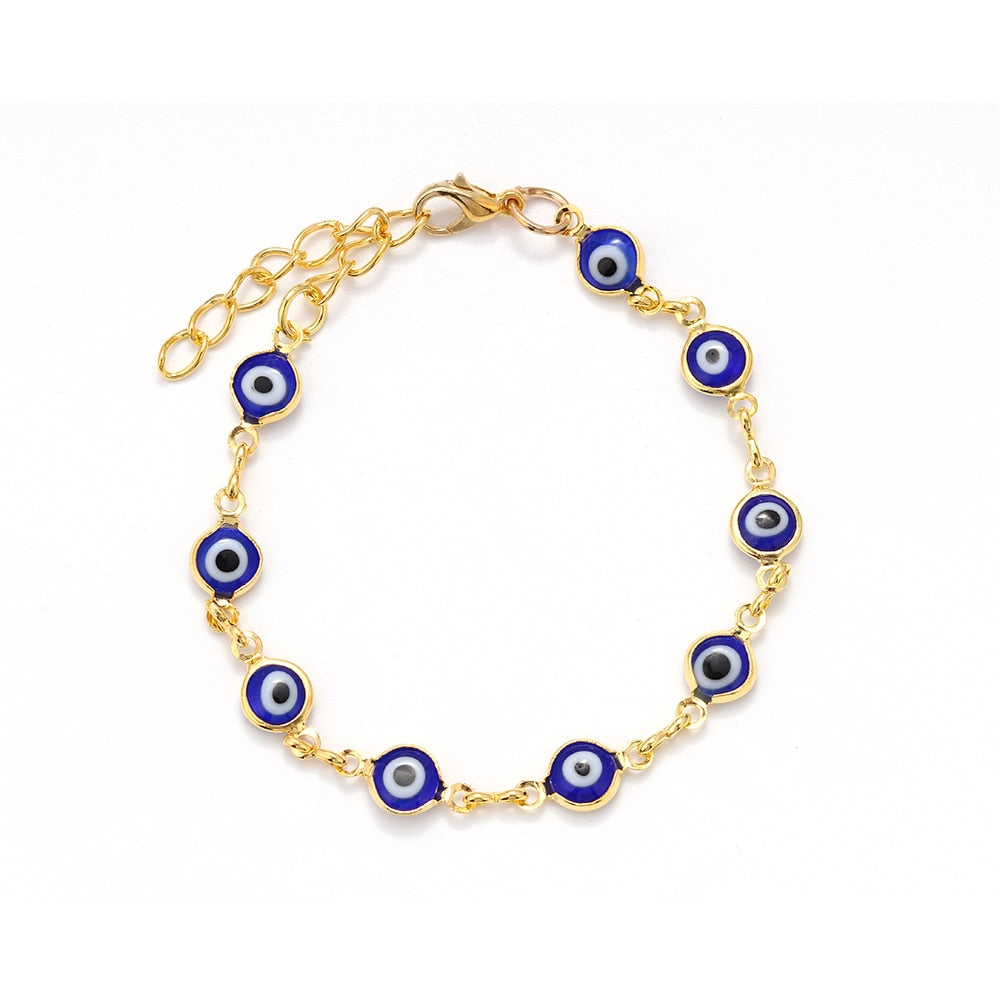Evil Eye Bracelet Stainless Steel