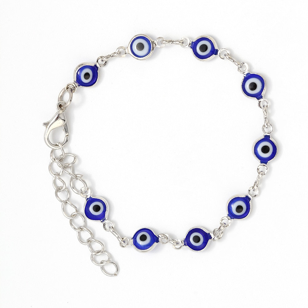 Evil Eye Bracelet Stainless Steel