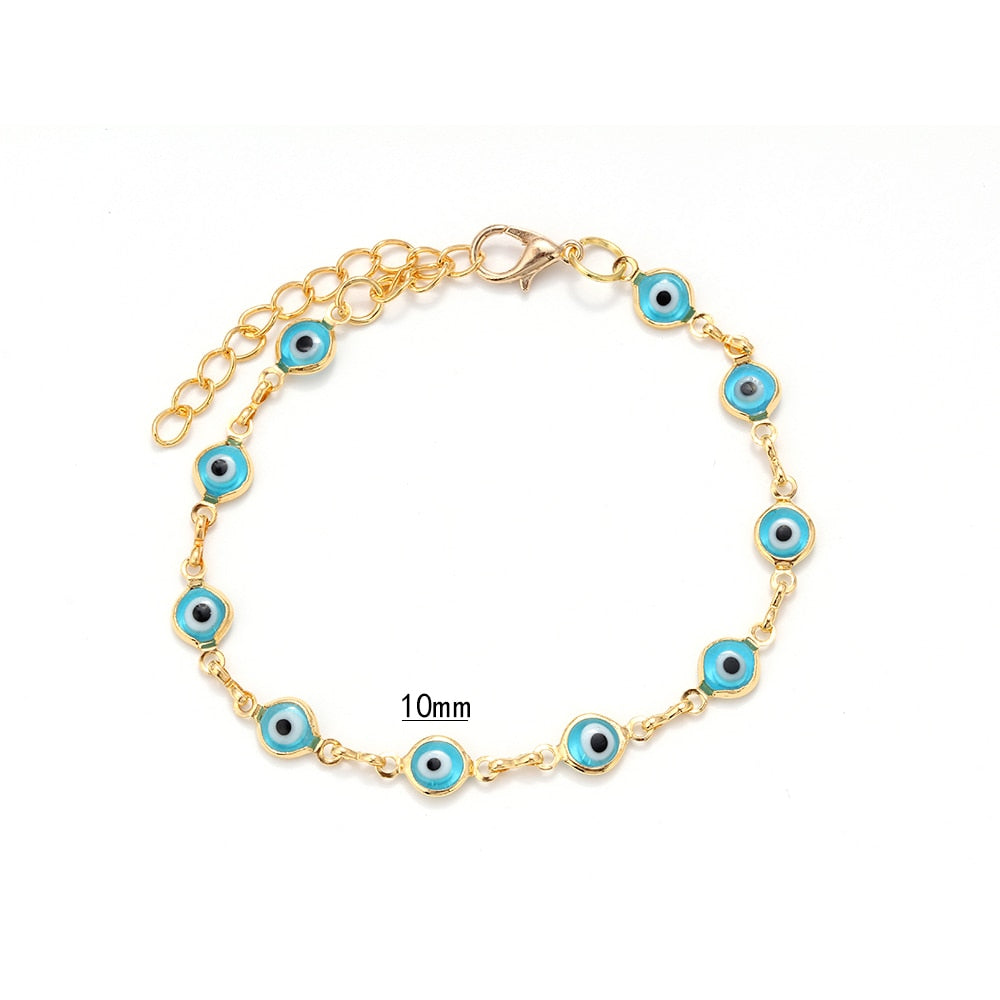 Evil Eye Bracelet Stainless Steel