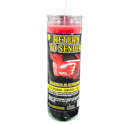 Return To Sender Candle