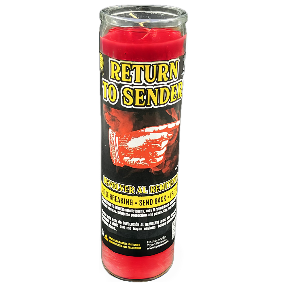 Return To Sender Candle