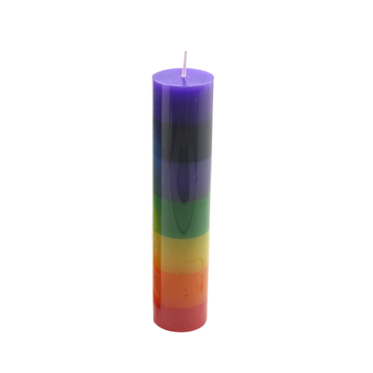 Chakra Pillar Candle 7 Colors