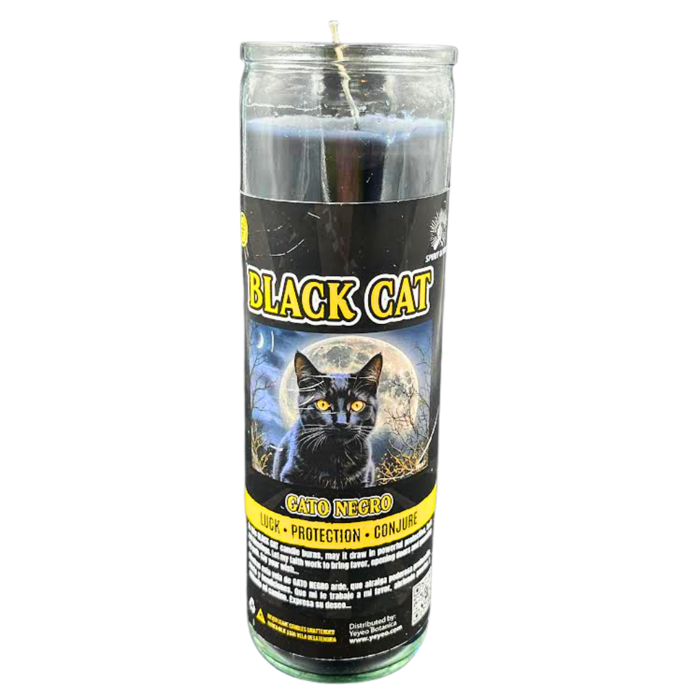 BLACK CAT CANDLE